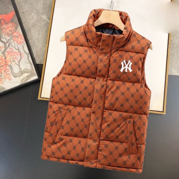 Gilet da uomo alla moda Gilet in cotone con disegni Gilet da uomo e da donna senza maniche Piumino Autunno Inverno Cappotti casual Gilet per coppie Mantieni caldo Cappotto Taglia grande M-3xl # 16