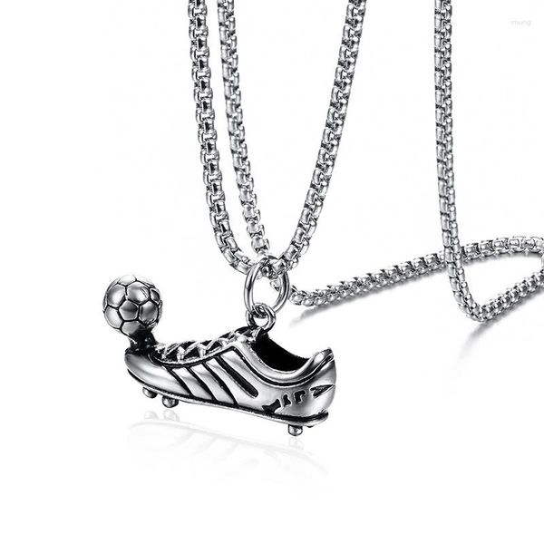 Цепочка Wukaka Punk Football Shoe Cool Counglace Chain for Boy Hip Hop Pendants Мужские ювелирные изделия