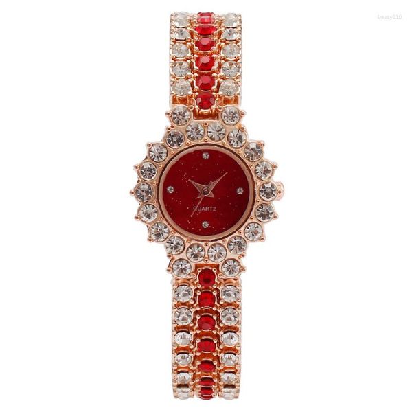 Нарученные часы взрывные продукты Женские часы цвета цвета бриллианты мода с бриллиантами
