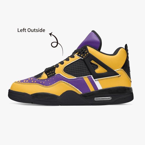 scarpe moda fai da te scarpe da basket personalizzate sneaker da donna da uomo Modello squadra coppia giallo viola blu rosso nero verde bianco scarpe da ginnastica sport all'aria aperta 36-46 A204