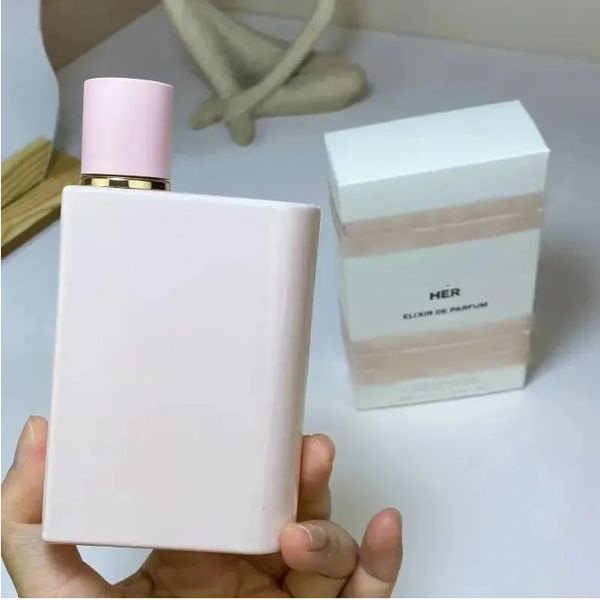 Perfume de lujo superior para ella Elixir de parfum flor rosa edt Pasas verdes Suave ondulación de caramelo Eau De Toilette Olor floral afrutado duradero Entrega rápida en París