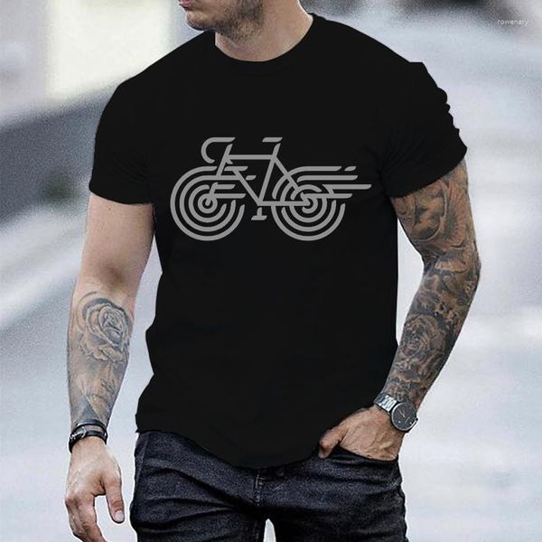 Camiseta masculina de marca, camisetas de marca para mountain bike, camisa estampada para ciclismo, camiseta de manga curta, tops de bicicleta, verão incrível