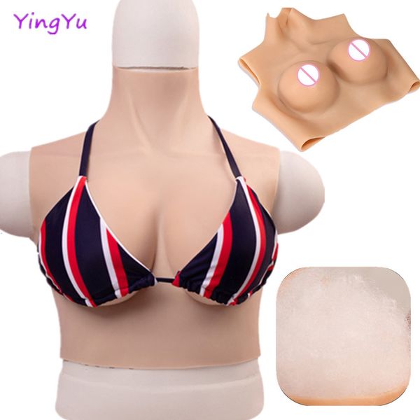 Göğüs Formu Çapraz Dresser Silikon Göğüsler Erkekler Transseksüel Kostümler Yapay Göğüs G Kupası Kadın Göğüsler için Oyuncaklar Yetişkin Tedarik 230824 230901