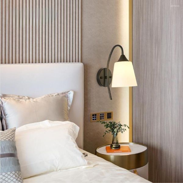 Lâmpada de parede LED Modern Sconce Luzes para sala de estar Quarto Cabeceira Corredor Corredor El LightFixtures