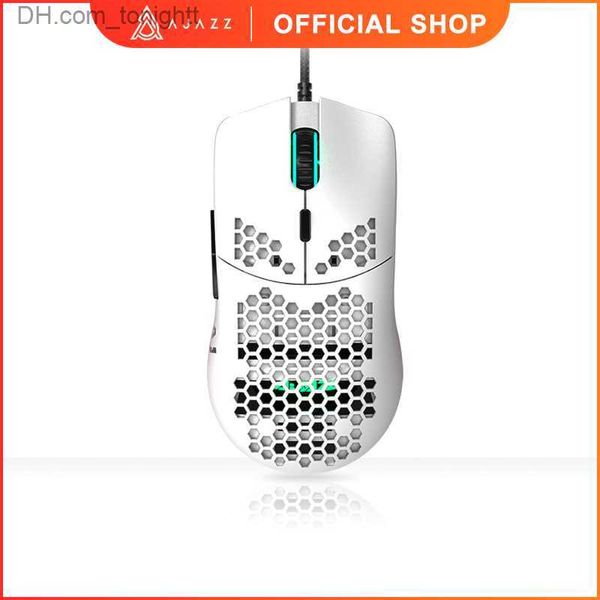 AJAZZ AJ390 Mouse da gioco programmabile USB RGB cablato ultraleggero a nido d'ape 16000 DPI per computer PC portatile Q230825