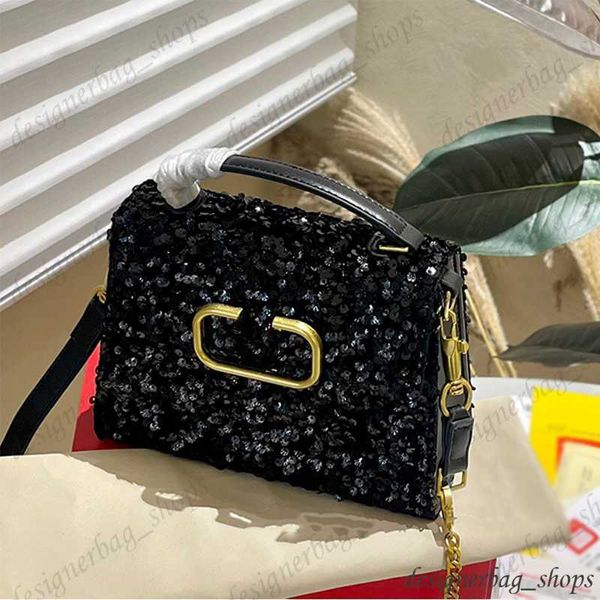 Omuz çantası lüks lüks kapsamlı payetler çanta zinciri çantası moda parıltı bayanlar cüzdan süper parlak yüksek kaliteli crossbody 230825