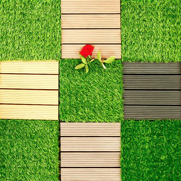 Flores decorativas artificial musgo gramado casamento jardim piso simulado relvado plástico engrossar micro paisagem plantas verdes jardinagem
