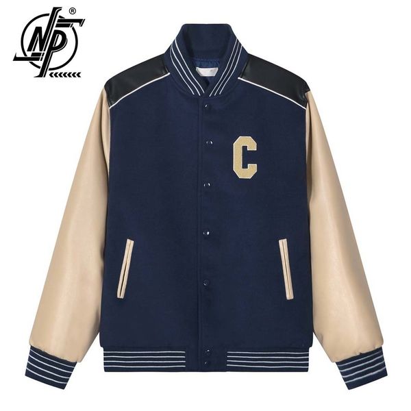 Mens Jaquetas Homens Moda HighEnd Marca Jaqueta Design Original Patchwork CE Bordado Mulheres Casaco de Alta Qualidade Unisex Famoso Uniforme de Beisebol 230825