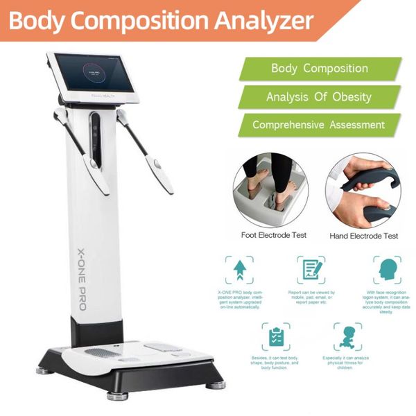 Máquina a laser eletrônica de altura do corpo humano, balança de pesagem de elementos do corpo humano, analisador de gordura com a4