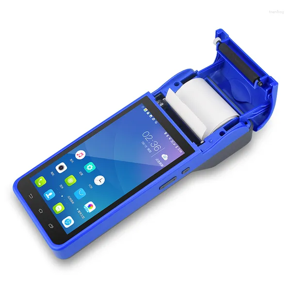 POS-6000 Handheld Mobile POS-терминал GPRS Полный код сканирование английской клавиатуры