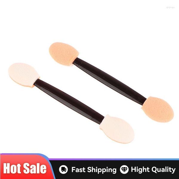 Pennelli per trucco Pennello per ombretto usa e getta da 100 pezzi Set in lattice di spugna a doppia faccia per applicatore cosmetico Colore casuale