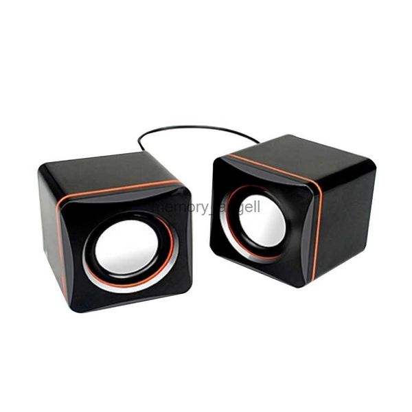 1 пара портативных компьютерных динамиков USB Powered Desktop Mini Speaker Sound Music Player System Wired Speaker HKD230825