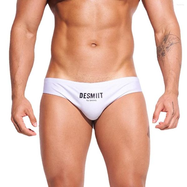 Homens de banho 2023 desmiit bikini deslizamento briefs para homens maiô praia esporte swim wear maiô homem curto troncos de natação