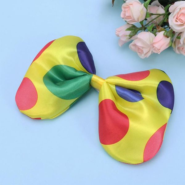 Fliegen Clown Bowtie Zirkus Polka Dot Übergroße Krawatte Maskerade Performance Kostüm Für Weihnachten Karneval Kostüm