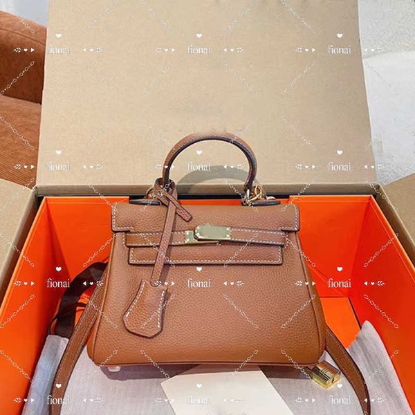 5A Mode Geldbeutel Frauen Totes Totes Taschen Cowskin Echt Leder Handtasche Schal Charme mit Schulternriemen und Packkasten Kallies -Tasche