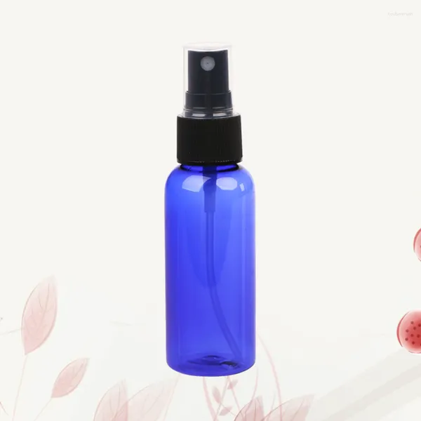 Aufbewahrungsflaschen 1 Stück 50 ml Kleine Mini-Kunststoff-Leersprühflasche für Make-up und Hautpflege Nachfüllbarer Reisegebrauch (zufällige Farbe)