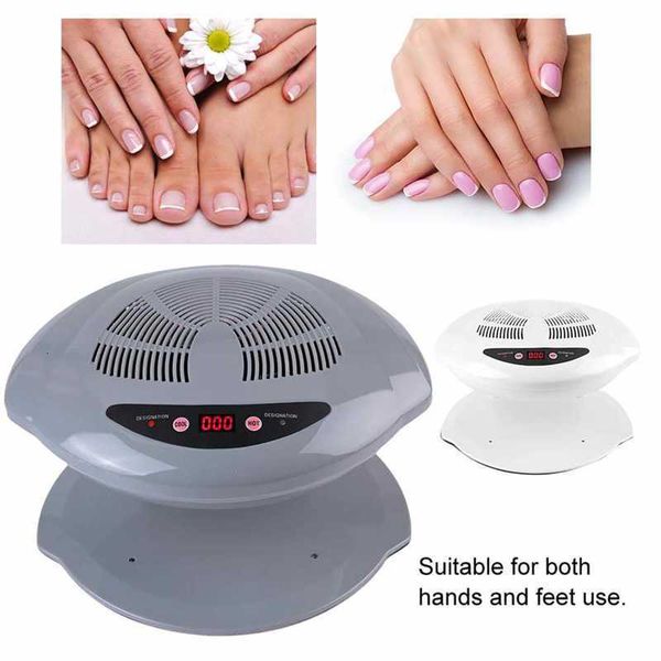 Essiccatore per unghie 400W Caldo-freddo Asciugatore per smalto Ventilatore per unghie Macchina per manicure Attrezzatura per nail art Lampada per unghie a polimerizzazione rapida Strumento per manicure 230824