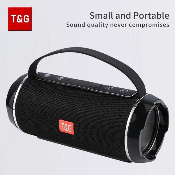 Altoparlante Bluetooth TG116c TWS Wireless Potente Scatola Altoparlanti esterni portatili Subwoofer impermeabile Suono stereo 3D Chiamata in vivavoce HKD230825