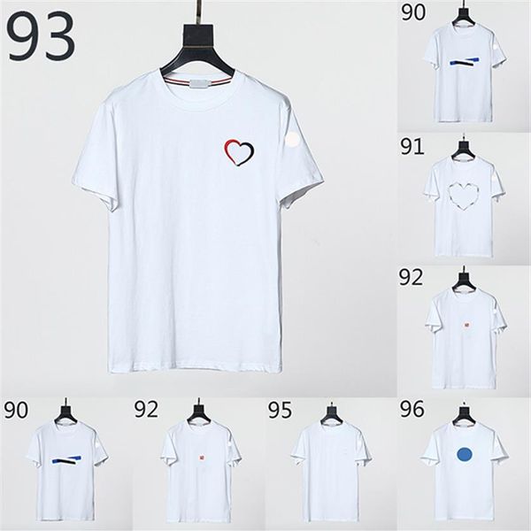 21 Styles Mens T Shirt 2023 Yeni Stil Fransa Lüks Gömlek Marka Tasarımcısı Tshirt AAA Kalite Tee Boyutu EU S-XL242S