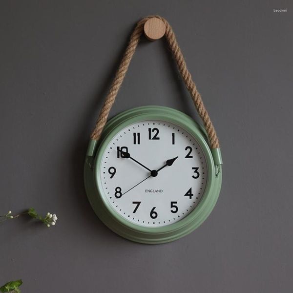 Relógios de parede Nordic Sala de estar Decoração Pendurado Altifalante Crianças Relógios Design Moderno Horloge Murale Decoração de Casa