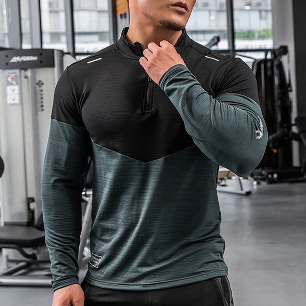 Camisetas para hombres Camisa de compresión de gimnasio para hombre Rashgard Fitness Mangas largas Ropa para correr Homme T Shirt Jersey de fútbol Ropa deportiva Dry Fit 230825