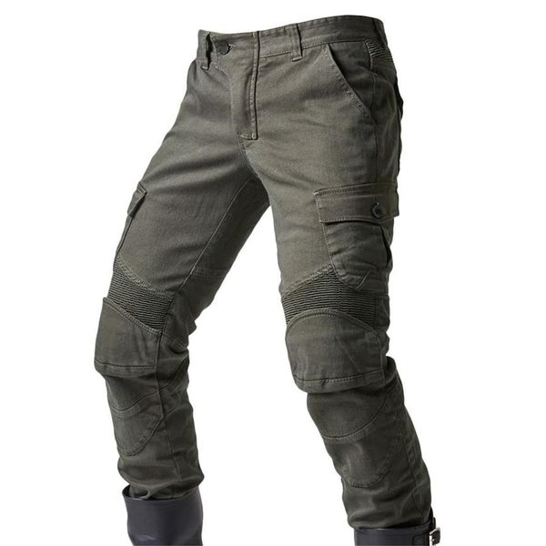 Мужские брюки Мотоцикл Мужские джинсы Джинсы Защитные езды на мотоцикле мотоцикл Pantalon Мужская одежда 230824