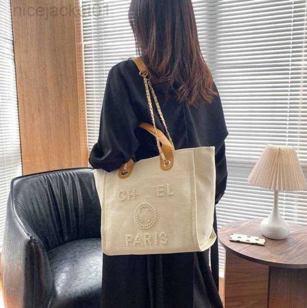 23ss Designer Channel Женщины Chanei Bag Antique, несущая сумка с холста