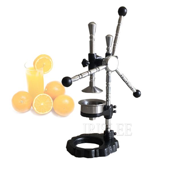 Espremedor manual de suco de frutas, liga de alumínio, pressão manual, espremedor de laranja, romã, limão, máquina
