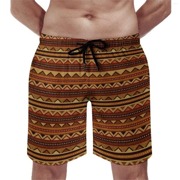 Pantaloncini da uomo Board Stampa africana Simpatico costume da bagno Hawaii colorato Vintage Quick Dry Running Surf Oversize Beach
