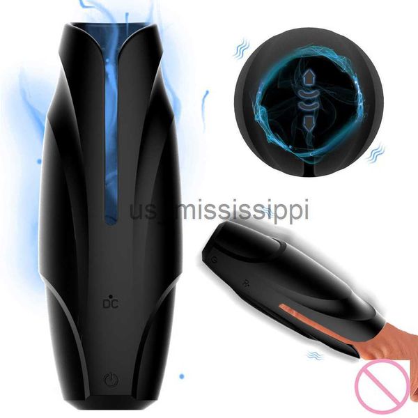 Altri articoli di bellezza per la salute Masturbatore maschile automatico a 10 velocità Coppa vibratore Esercizio in silicone Vagina artificiale 10 velocità Ritardo del pene Trainer Giocattoli per adulti Uomini x0825