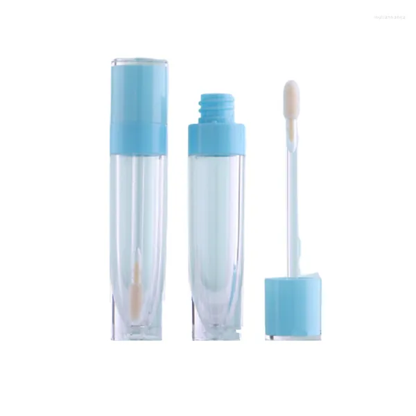 Garrafas de armazenamento tubo de brilho labial, recipientes de plástico transparente vazio redondo recipiente cosmético 8ml tubos de varinha 30 peças 50 peças