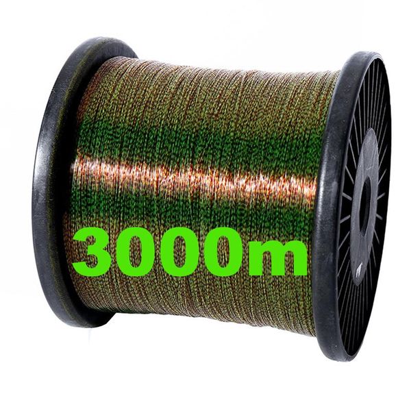 Linee 3000m 1000m Linea di pesca invisibile 3D Spot Bionic Bionic Fluorocarbon Monofilamento Monofilamento Nylon Line Speckle Carp Alghe Pesca Fishing Pesca