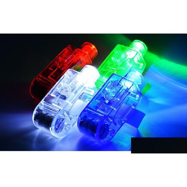 Guanti a LED Luce per le dita Giocattoli luminosi in scatola Concerto in discoteca Flash colorato per regolare l'atmosfera Forniture per feste di Natale Drop De Ot9Ml