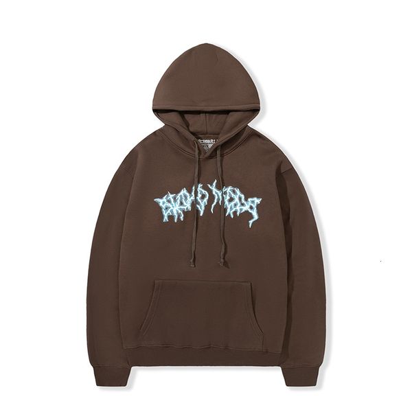 Felpe con cappuccio da uomo Felpe Astroworld Concert Lightning Foam stampato Flanella oversize per uomo Streetwear Hip Hop Moda donna 230825