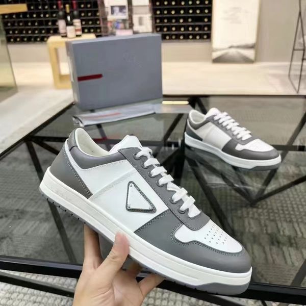 Sneakers in pelle Downtown scarpe casual Uomo Donna Scarpe sportive all'ingrosso Bianco Nero Blu Rosso Scarpe casual Suola in gomma Trainer Sneaker taglia 35-46 03