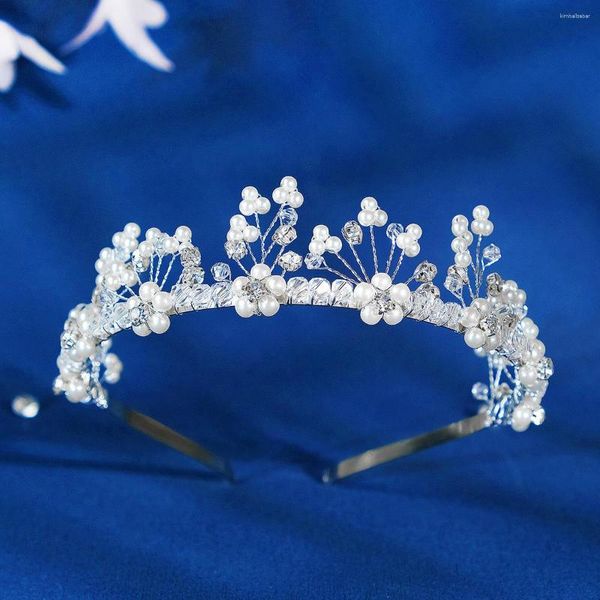 Fermagli per capelli Accessori da sposa per le donne Corona da sposa Tiara Testa Gioielli Strass Fasce Regalo per feste da donna Accessorio di lusso