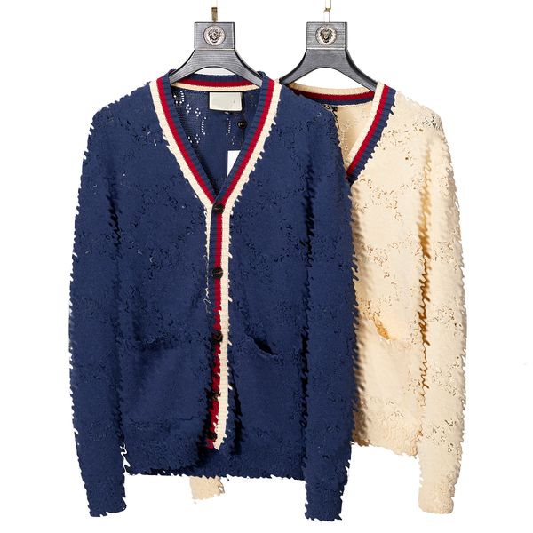 24ss Luxo Mens Plus Size Sweater Designer Hoodie Pulôver Casual Corpo Carta Imprimir Malha Cardigan Suéteres Mulheres V Pescoço Pulôver Jumper De Lã