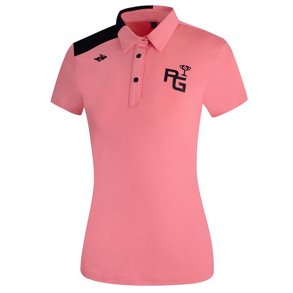 Polo da donna Abbigliamento estivo da donna T-shirt sportiva da golf Vestibilità slim POLO manica corta da donna bianca o nera traspirante ad asciugatura rapida 230825