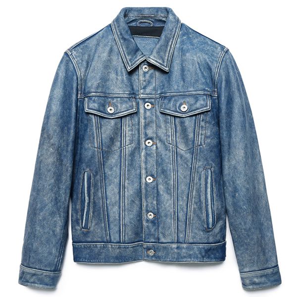 Herren Leder Kunstleder Vintage Blau 507 Lässige Echtlederjacke Herren Echtes Rindsleder Schlanker Bombermantel Herren Lederjacke Herbst Herrenkleidung 230825