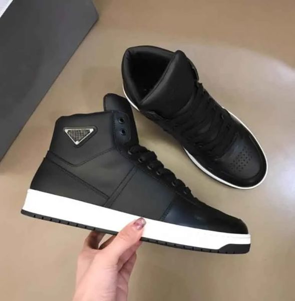 2023S/S Casual Runner Sportschuhe Downtown High Top Sneakers Schuhe Männer Gummisohle Stoff Lackleder Herren Großhandel Rabatt Trainer