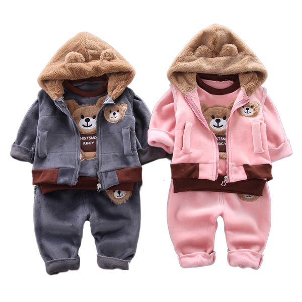 Kleidungssets geborenes Baby Jungen Kleidung Herbst Baby Mädchen Kleidung HoodieHosen Outfit Kinder Kostüm Anzug Säuglingskleidung für Baby Warme Sets 230825