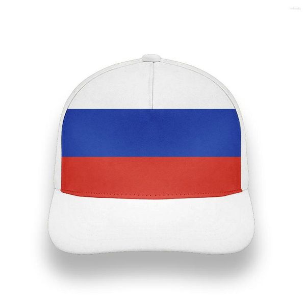 Cappellini RUSSIA Cappello Nome personalizzato gratuito Numero Rus Socialista Cap Bandiera Russa Cccp Urss Fai da te Rossiyskaya Ru Unione Sovietica Baseball