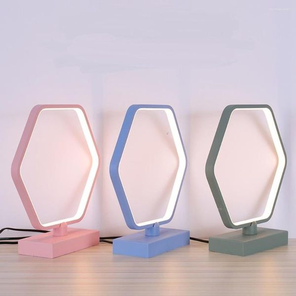 Masa lambaları Lamba Yatak Odası Çocuklar Basit Işık Modern Yaratıcı İskandin