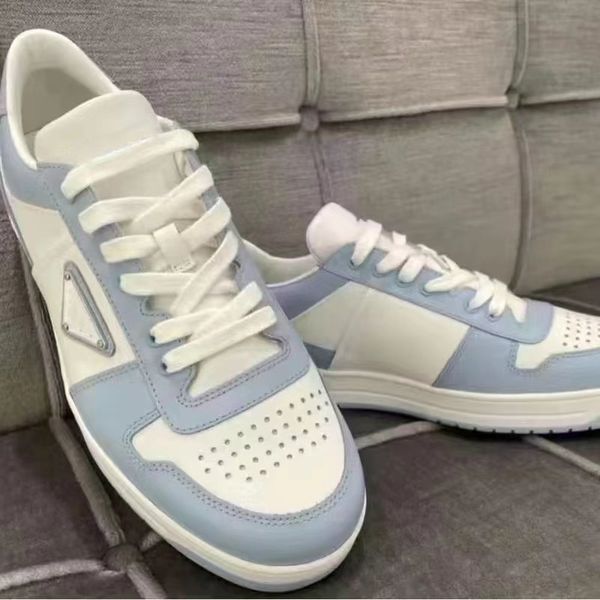 Sneakers in pelle Downtown scarpe casual Uomo Donna Scarpe sportive all'ingrosso Bianco Nero Blu Rosso Scarpe casual Suola in gomma Trainer Sneaker taglia 35-46 02