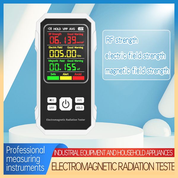 Testadores de radiação Detector de radiação eletromagnética Testador de intensidade de campo elétrico Medidor de teste de intensidade de campo magnético Detecção de força de RF 230825