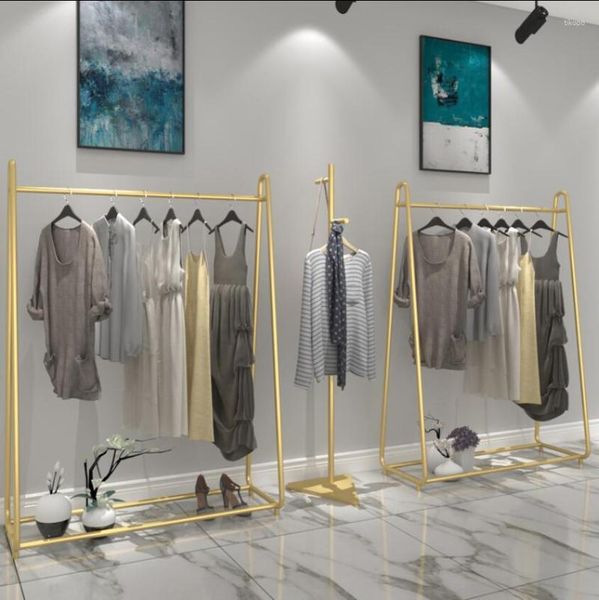 Вешалки Tieyi Store Store Store Display Disply Rick Rack Gold Type Type Type