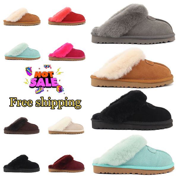 2023 Designer Chinelos Austrália Mulheres Inverno Botas Quentes Menina Clássico Bota de Neve Pelúcia Tornozelo Curto Mini Pele Preto Rosa Tasman Womens Slipper Sports Trainers 35-43