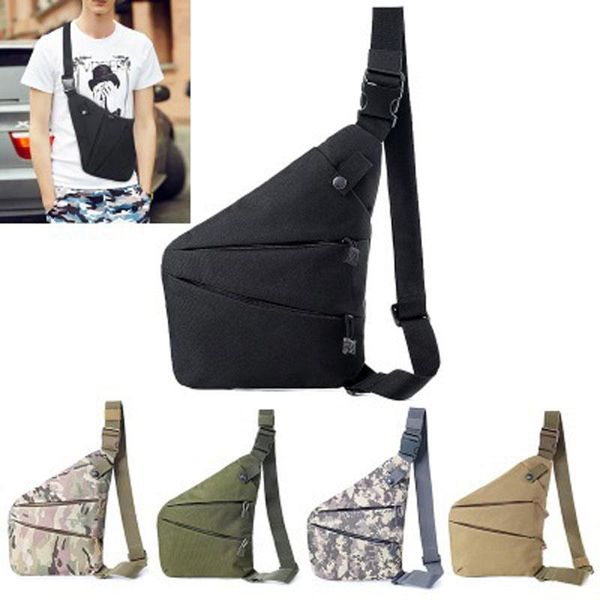 Packs Taktische Pistole Holster Männer der Links Rechts Nylon Schulter Multifunktionale Anti-Diebstahl Verdeckte Lagerung Brust Tasche Jagd