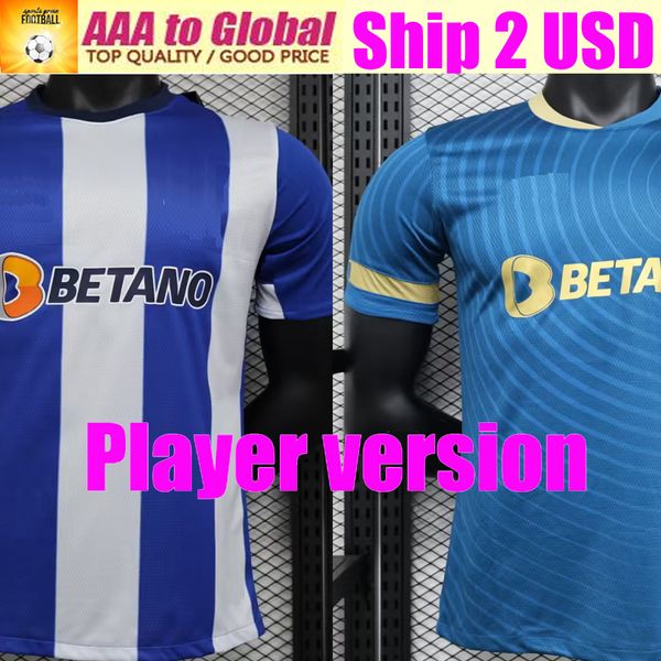 Версия игрока FC Portos Soccer Jerseys Dragon 23 24 Campeoes Peepe Sergio Oliveira Mehdi Luis Diaz Matheus вратарь -рубашка для футбольной рубашки детские наборы для детей