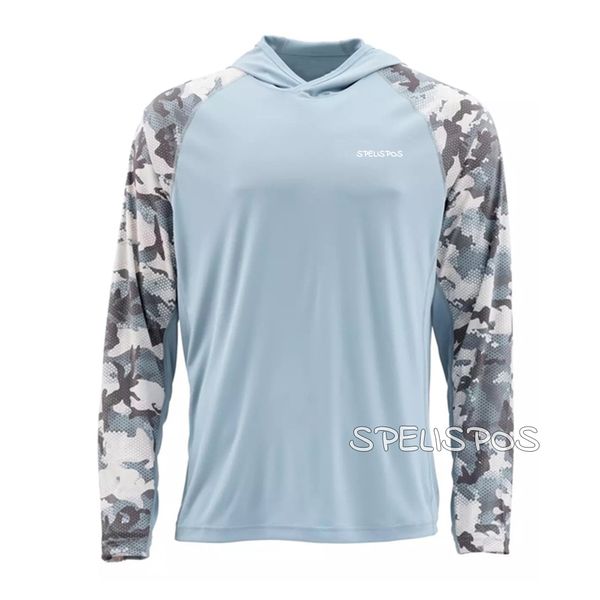 Altri articoli sportivi Camicie da pesca Top sportivi Abbigliamento Abbigliamento Abito a maniche lunghe Maglia traspirante Protezione UV 50 Uomo 230825